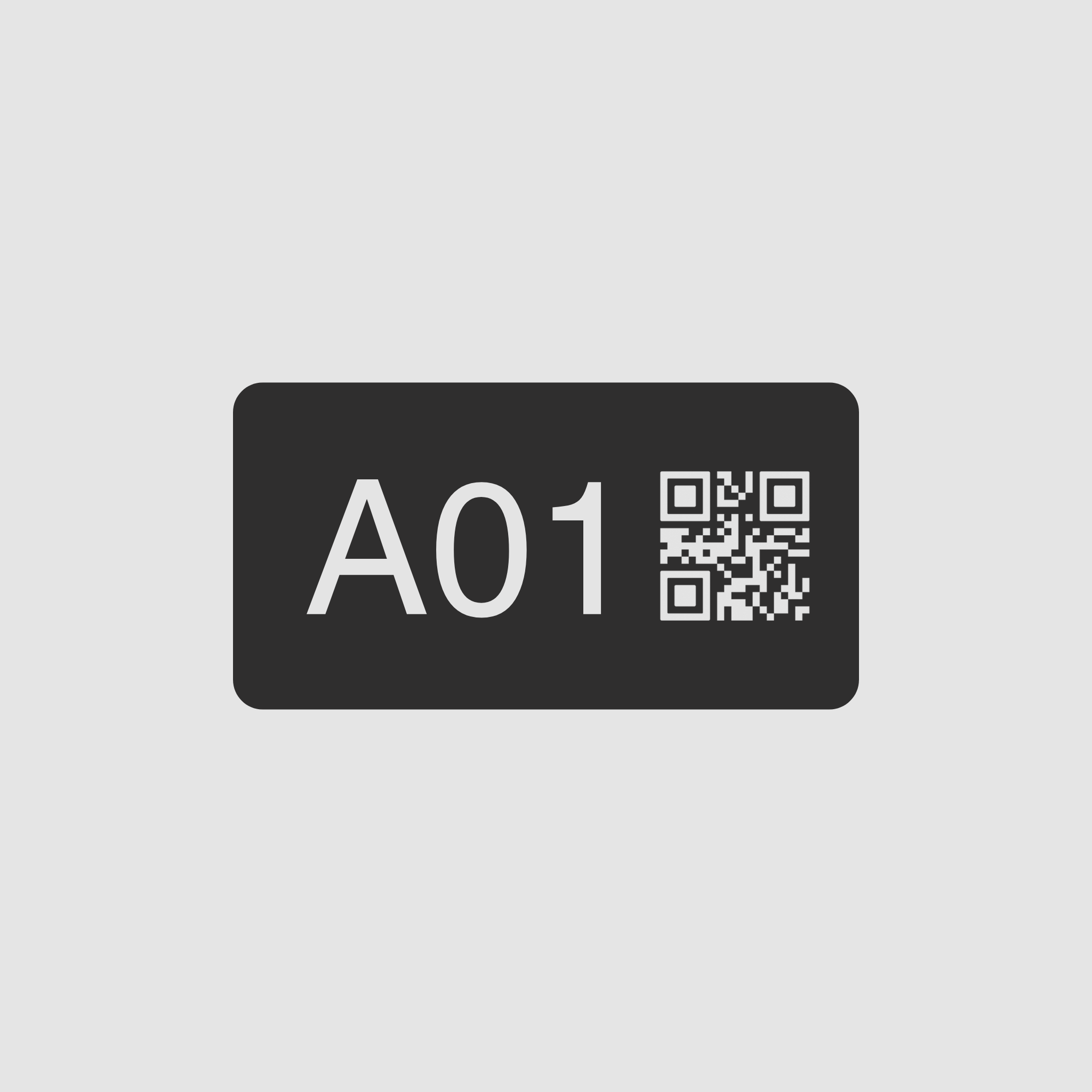 Number Stickers with QR code