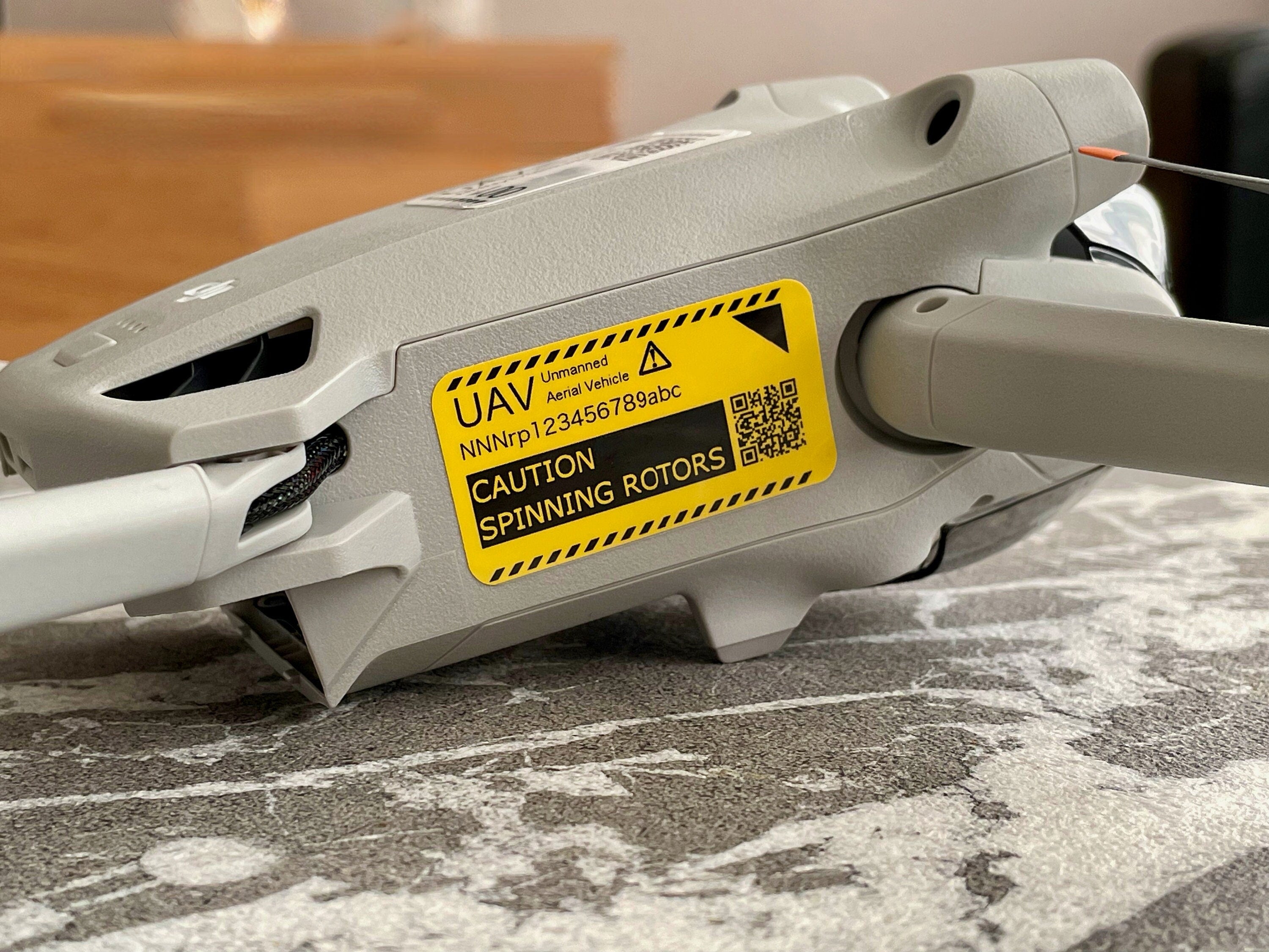 Drone Safety ID Stickers