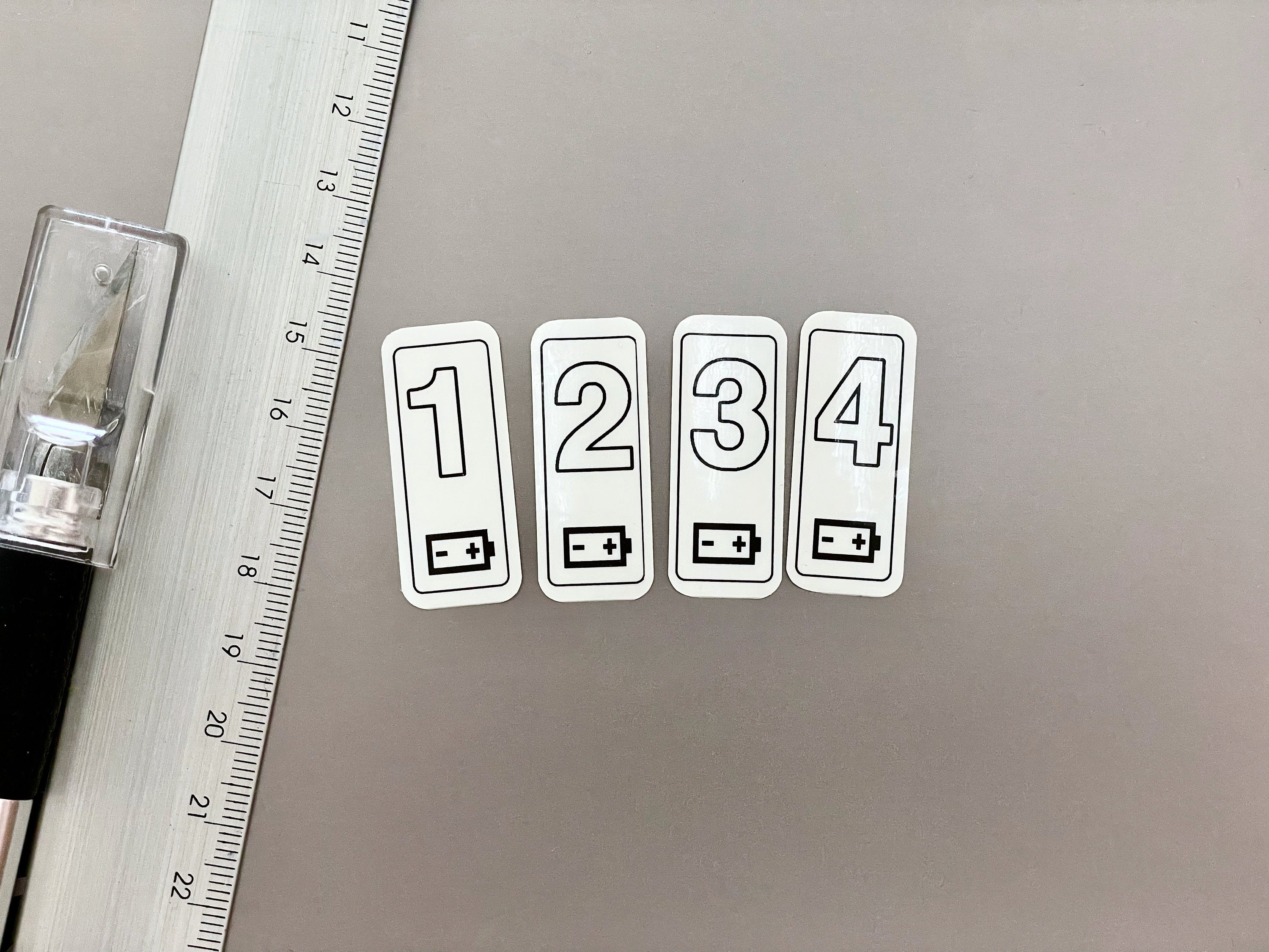 Number Stickers Large