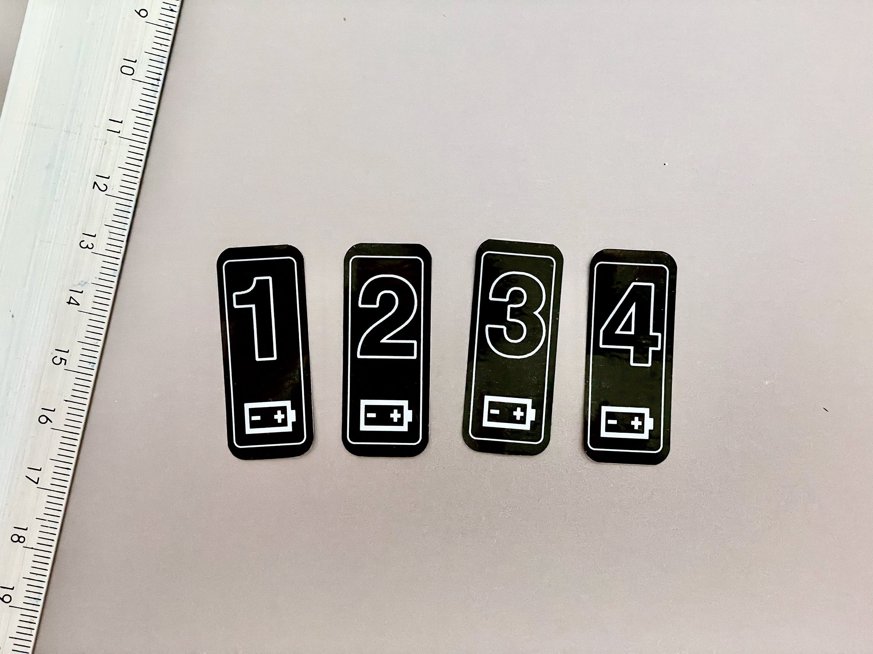 Number Stickers Large