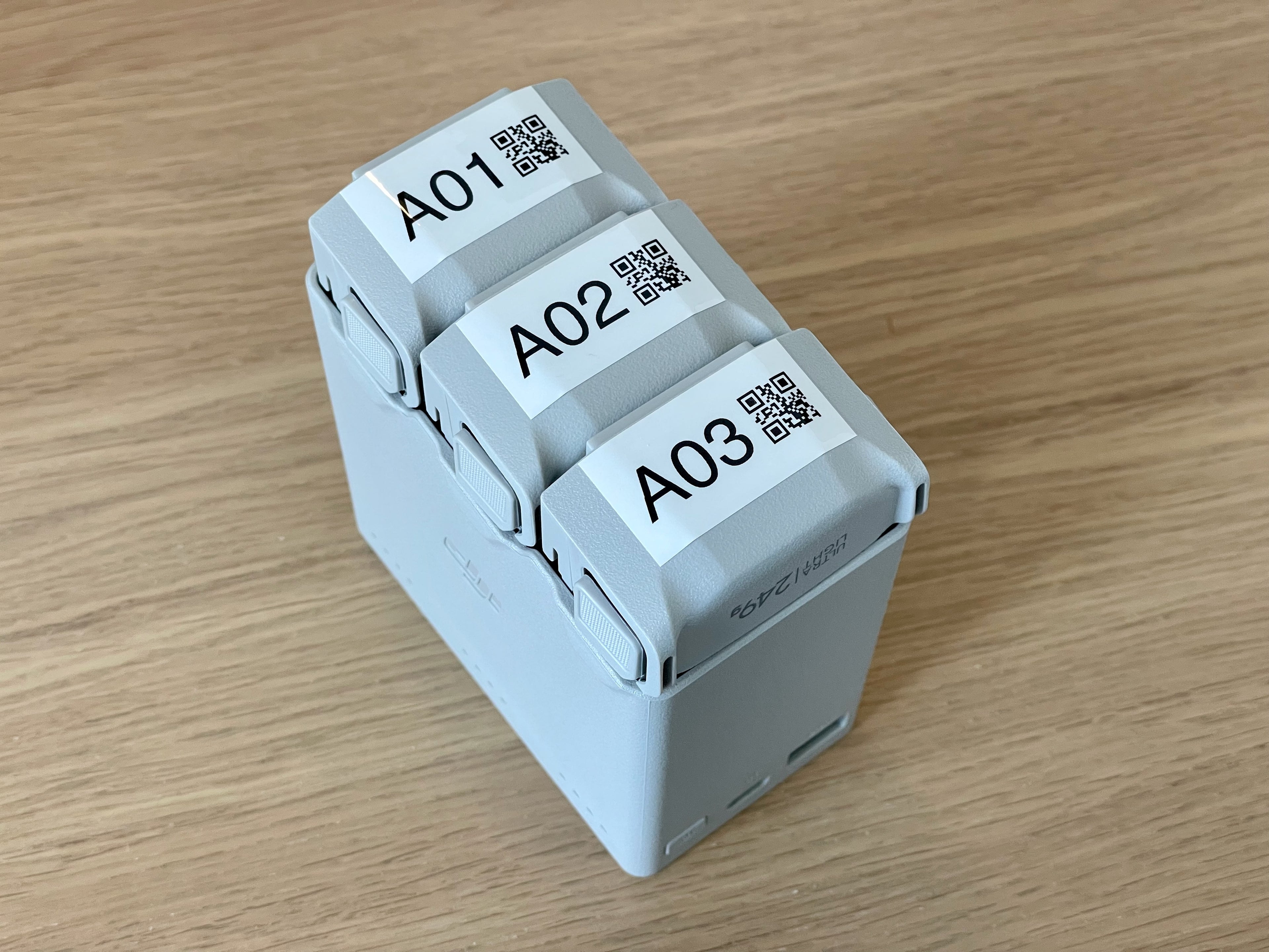 Number Stickers with QR code