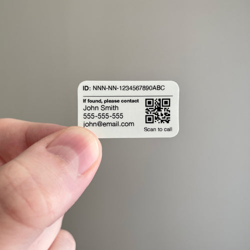 Drone ID Stickers with QR Code